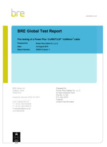 Type Test Certificate - Fire Resistant Cable-2